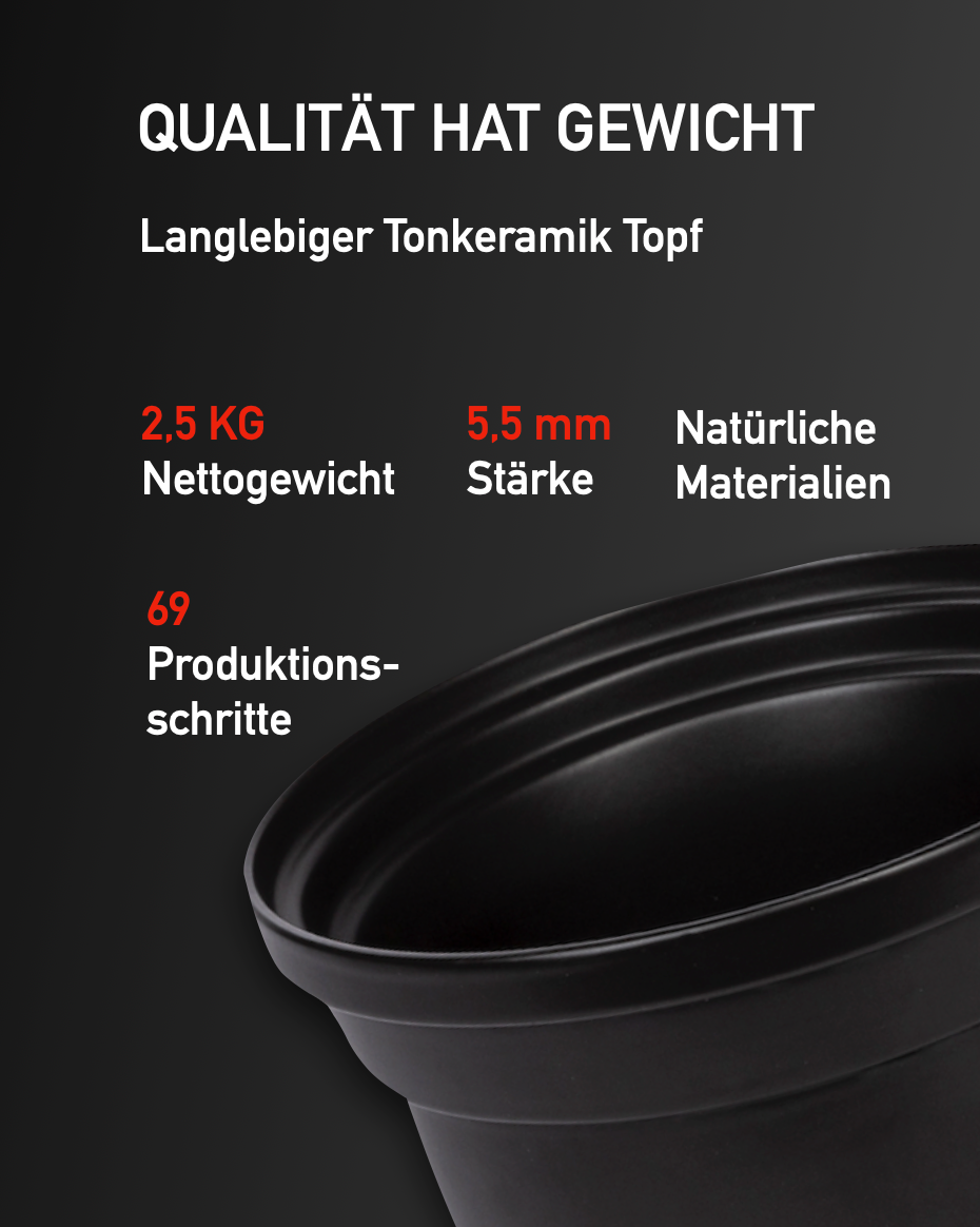 KeMar KCC-280 Reiskocher aus Keramik Multikocher mit Slow Cooker