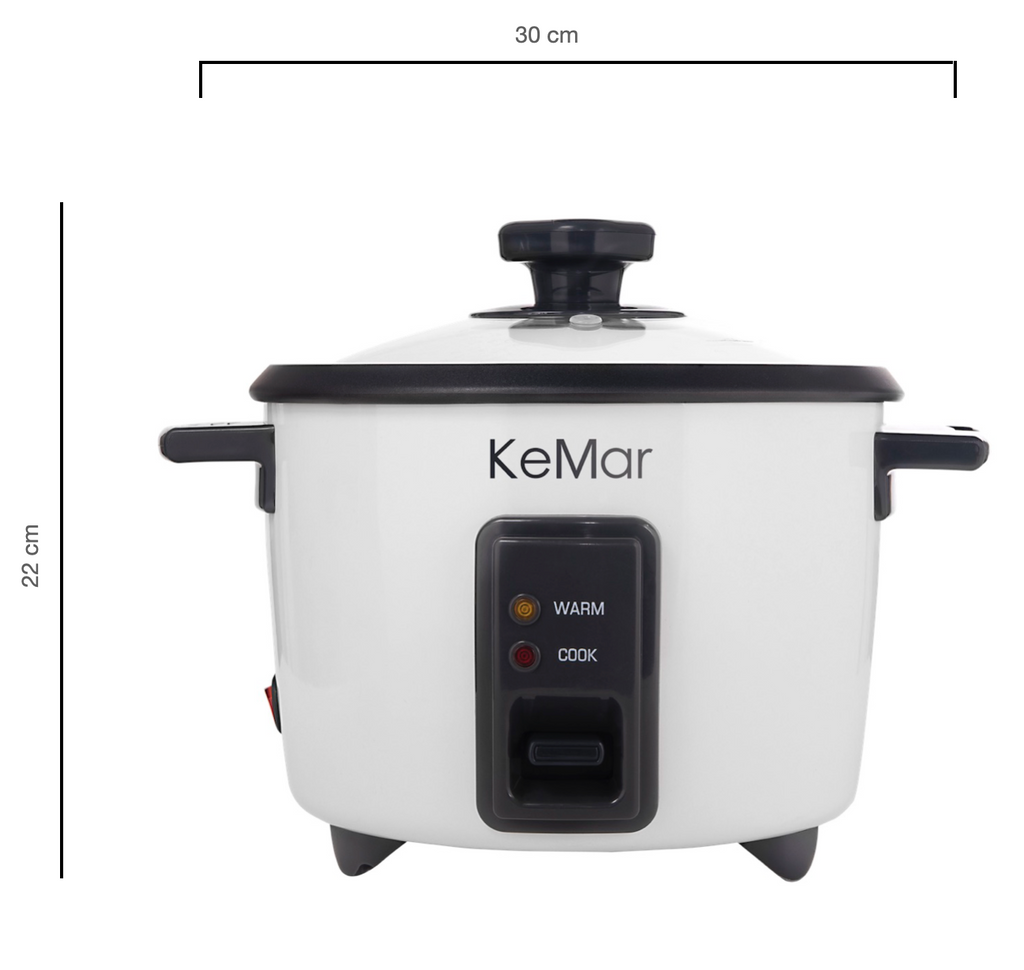 KRC-110 Reiskocher | Kompakt | 1,4 L | Dämpfeinsatz
