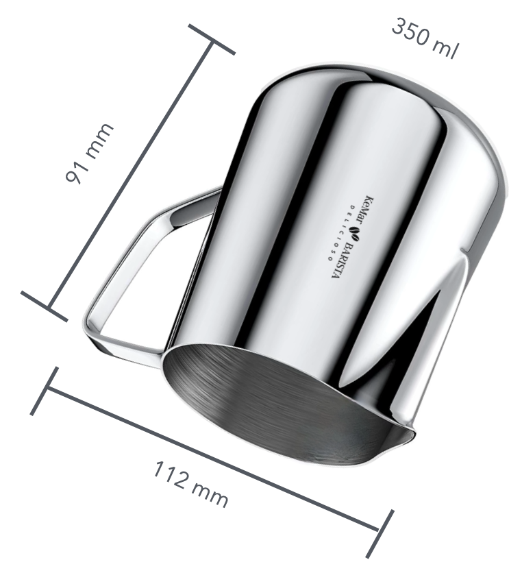 KEM-117P Milchkännchen 350 ml Edelstahl