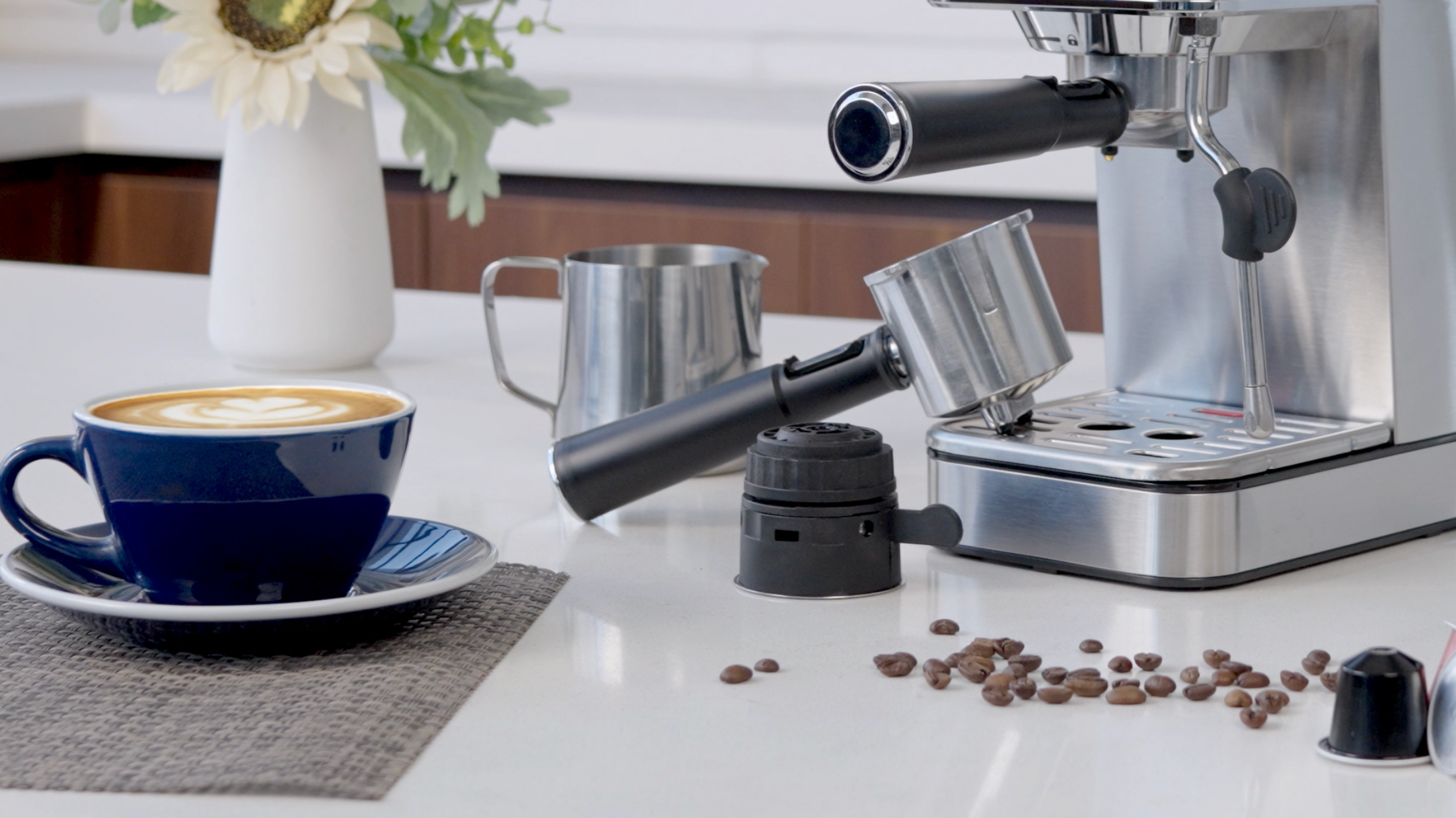 KEM-117K Siebträger 51 mm für Kaffeekapseln