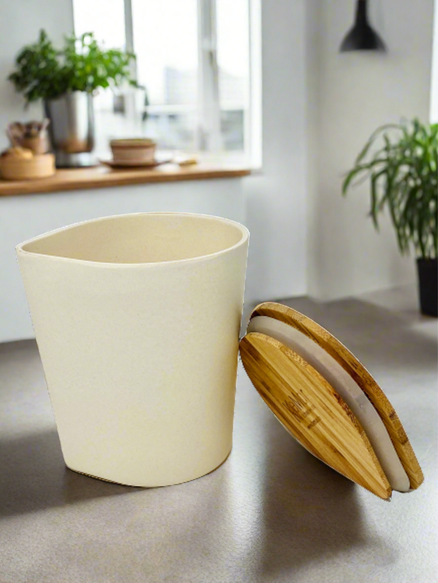Behälter | Vase mit Bambus Deckel