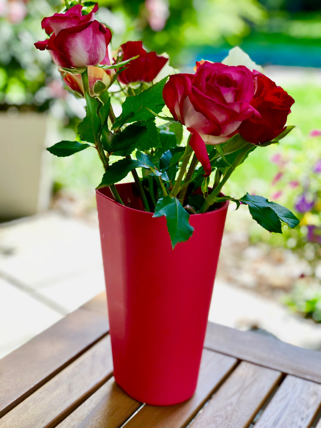 Behälter | Vase mit Bambus Deckel