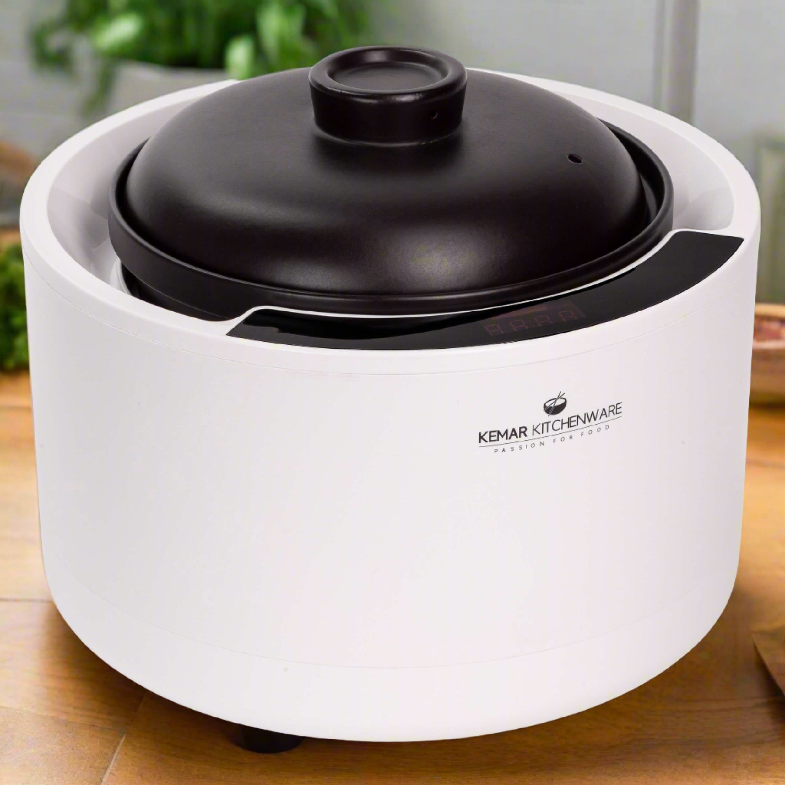 KeMar KCC-280 Reiskocher aus Keramik Multikocher mit Slow Cooker