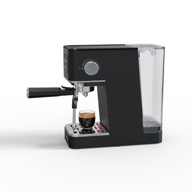 KEM-117 BARISTA DELICIOSO Siebträger Espressomaschine mit platzsparendem Design, 20 Bar, Touchdisplay