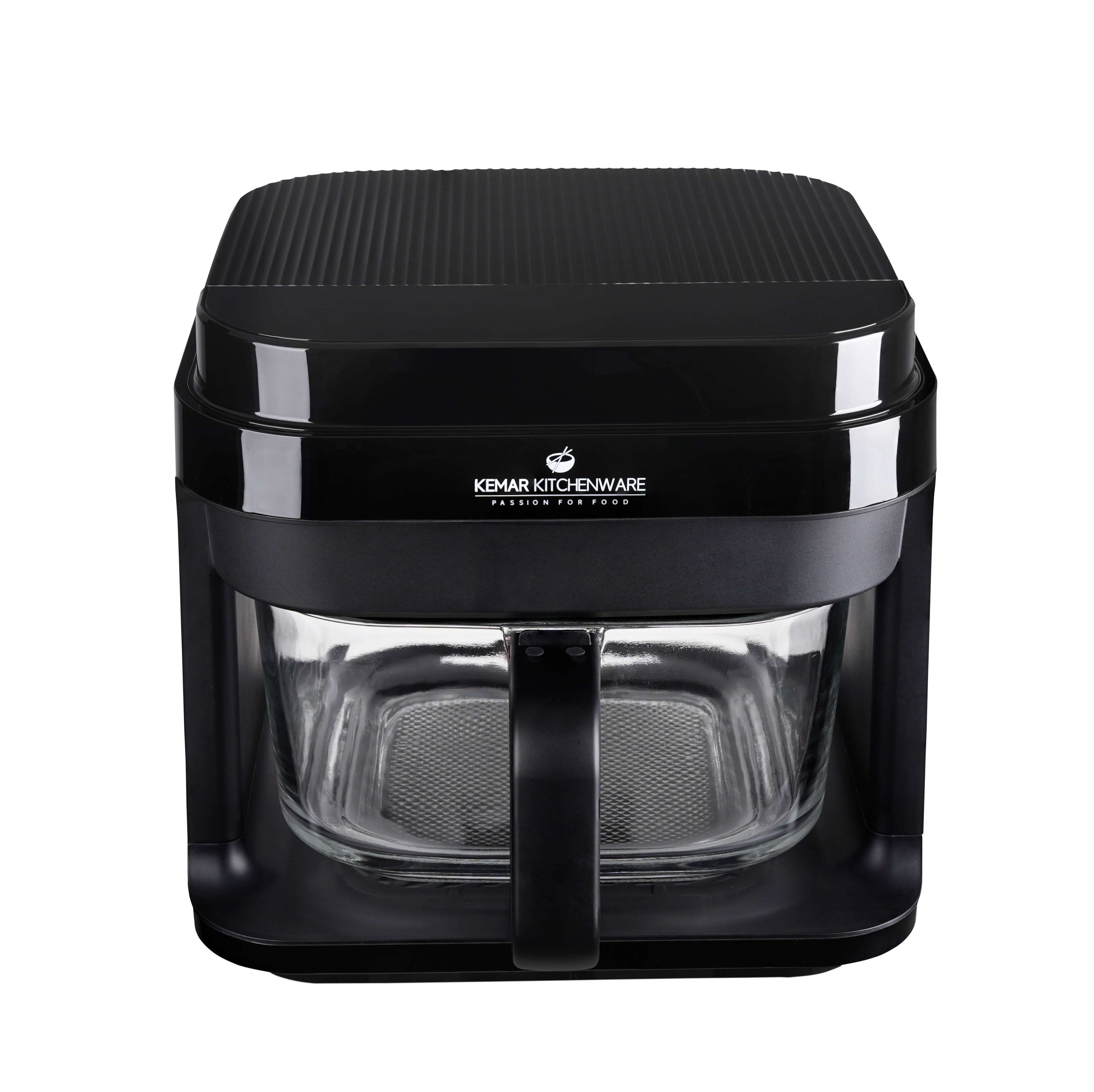 KHF-550 Heißluftfritteuse Glas 5,5 Liter mit Touchdisplay und Frittierkorb aus Glas ohne Beschichtung