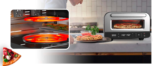 KeMar KPO-220 – Der elektrische Profi-Pizzaofen für Ihr Zuhause (bis 450°C)