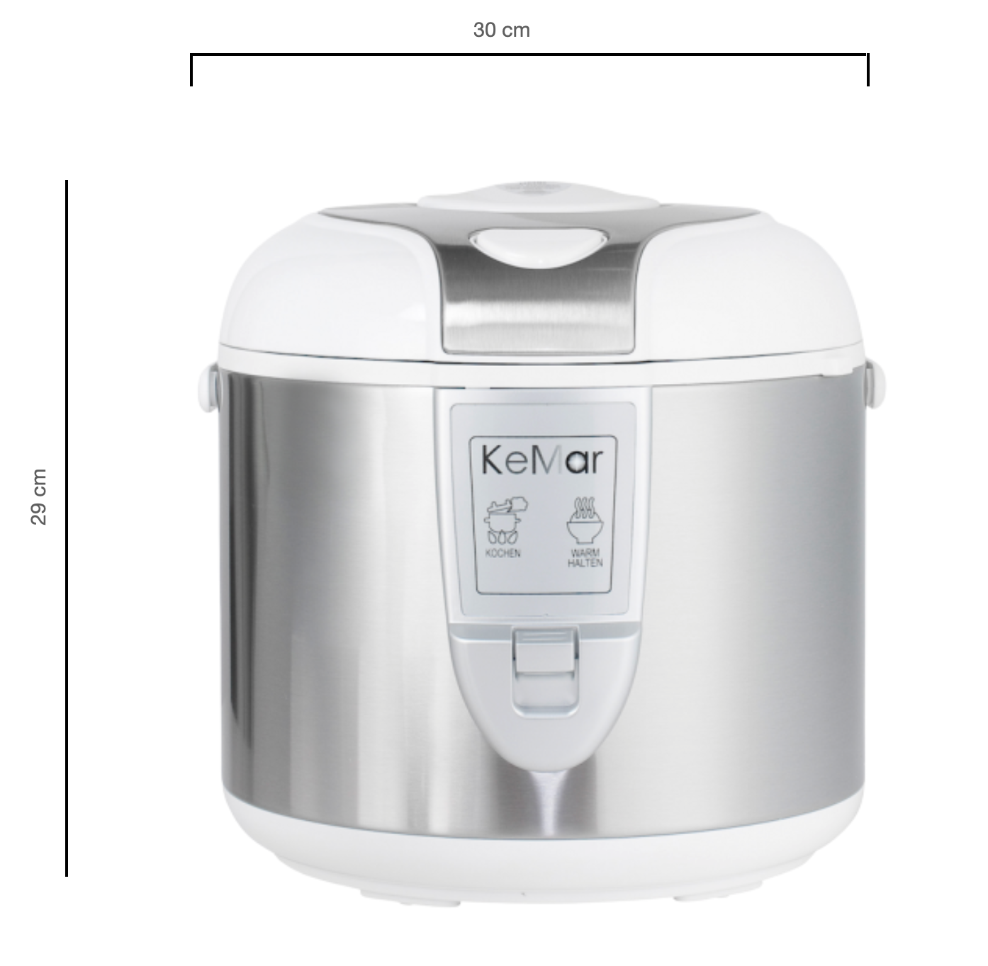 KRC-120 Reiskocher | Edelstahl Dämpfeinsatz | Titan Keramik Beschichtung B-WARE