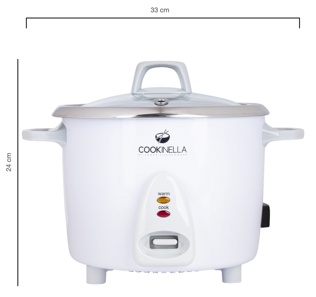 KeMar KRC-300 Reiskocher, 1,8 Liter mit Edelstahltopf