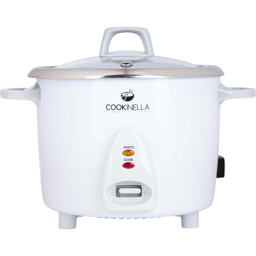 KEMAR KRC-100 Mini Reiskocher Edelstahl – Kleiner Reiskocher ohne Beschichtung (0,6 Liter)