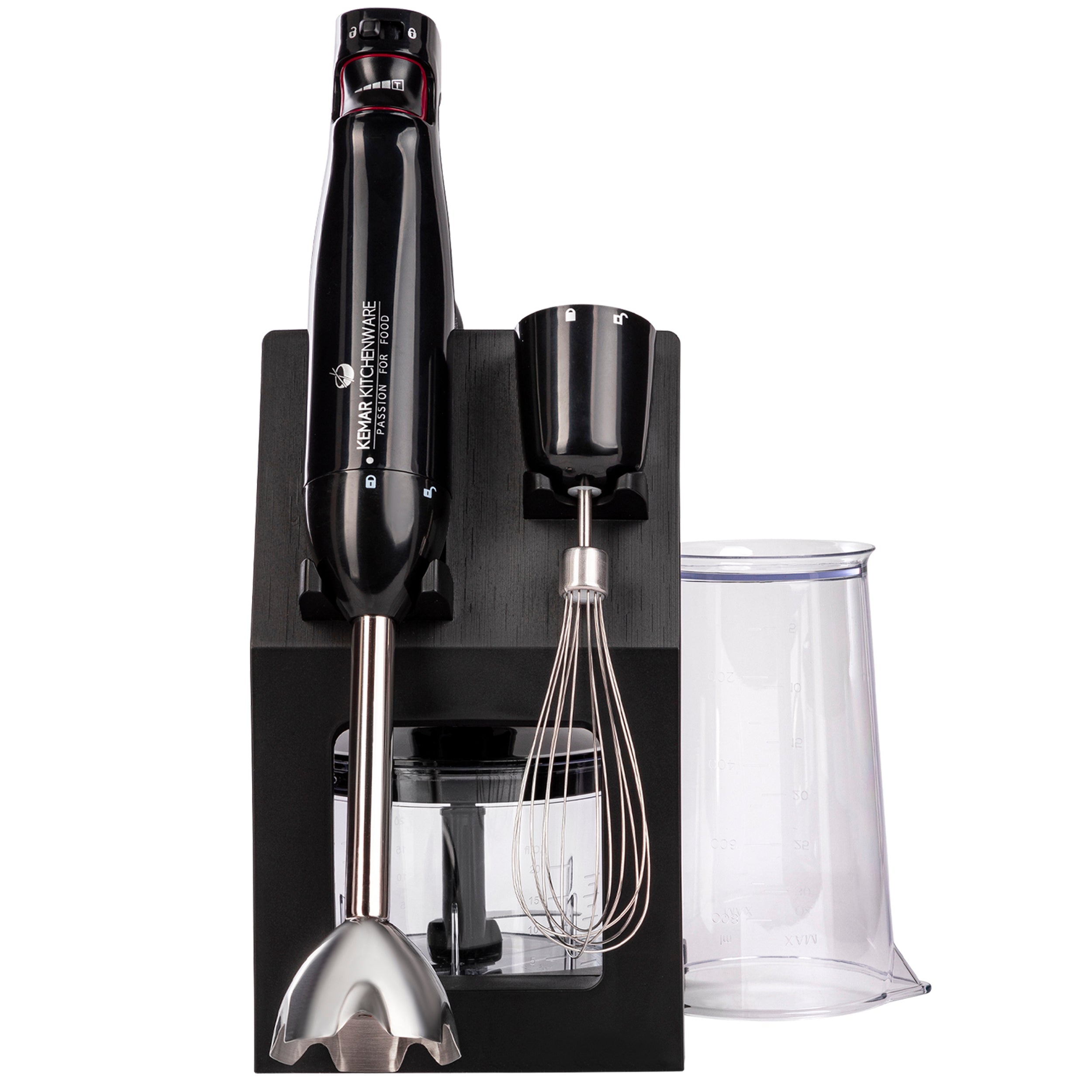 KeMar KSM-1000 Profi-Stabmixer-Set – 1000 Watt Leistung & Titan-beschichtete Klingen