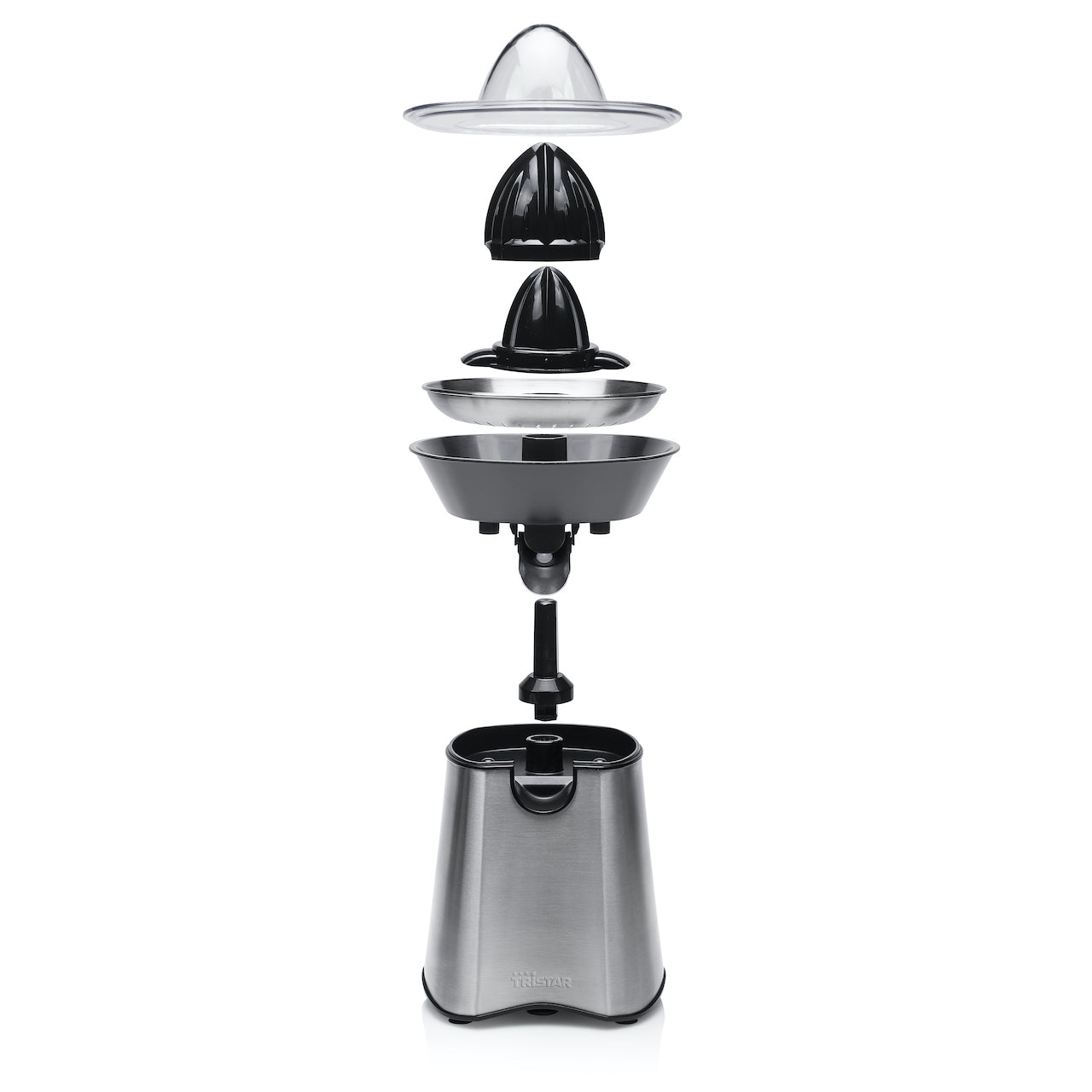 Tristar CP-2269 Zitruspresse Leistungsstarker 60 W Motor 2 Presskegel