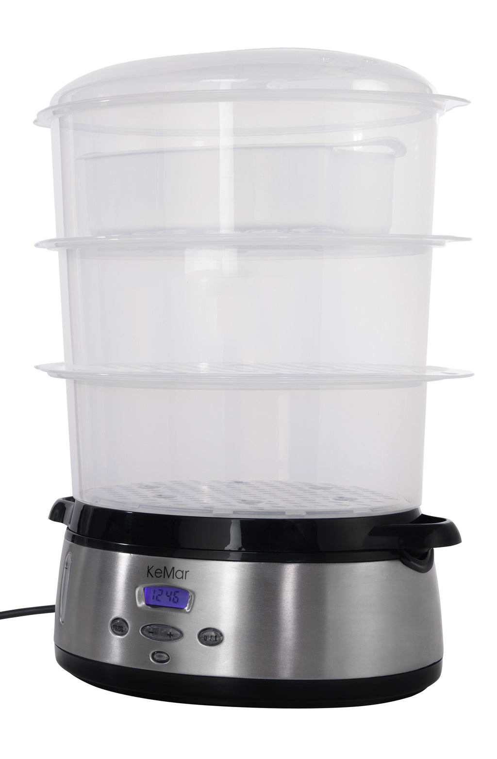 KFS-700 Dampfgarer | BPA-Frei | 9 Liter | 3 Dämpfkörbe