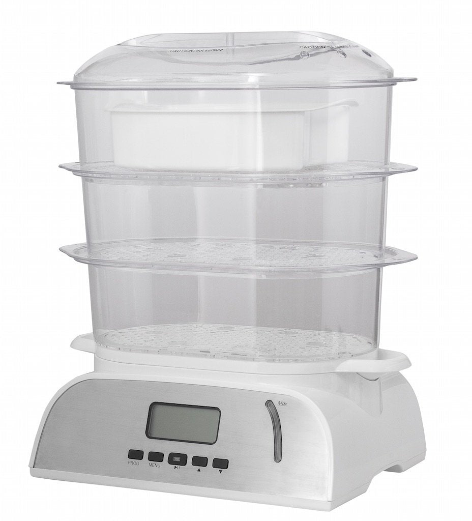 KFS-900 Dampfgarer | 3 Dämpfkörbe | Timer | 6 automatische Programme