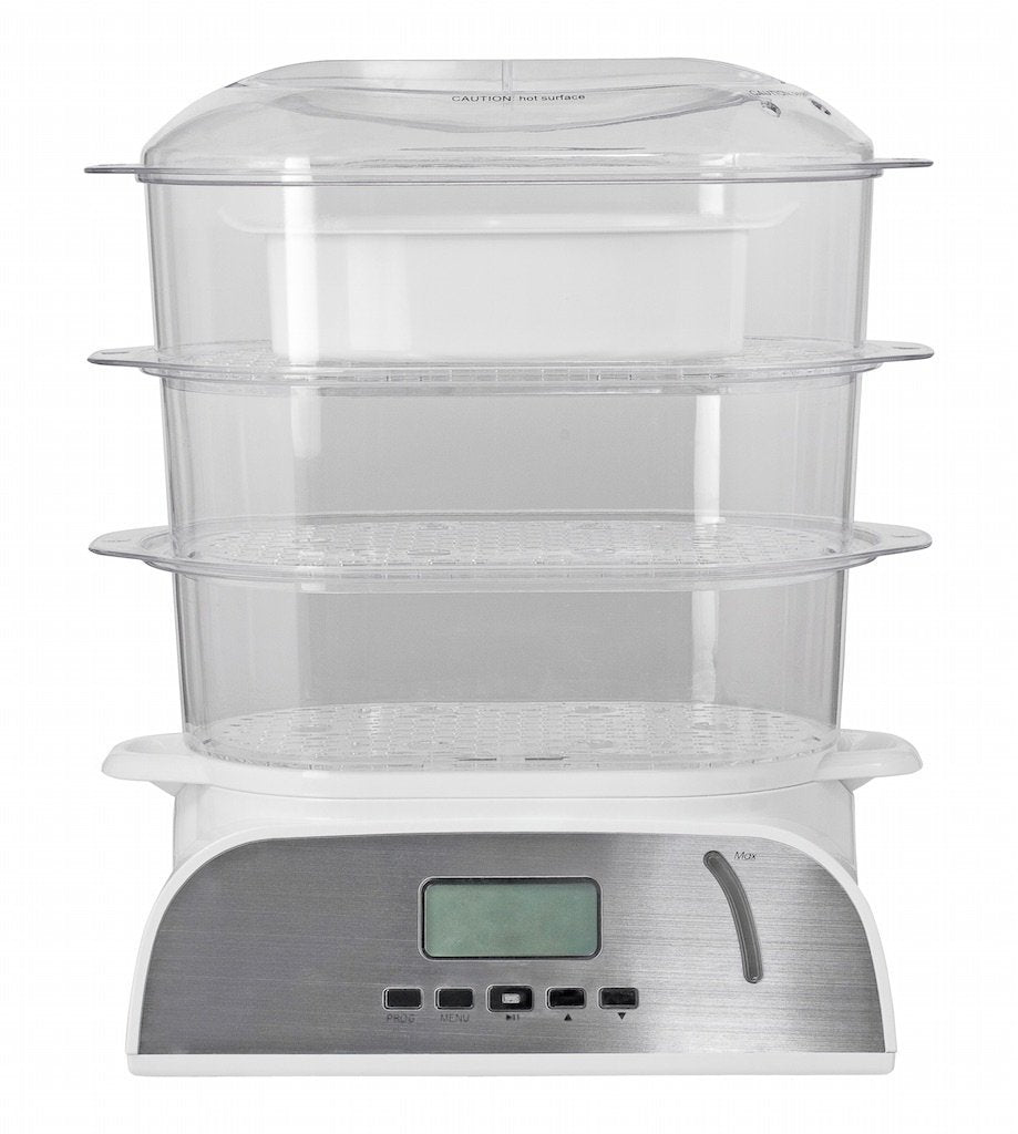 KFS-900 Dampfgarer | 3 Dämpfkörbe | Timer | 6 automatische Programme