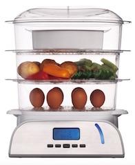 KFS-900 Dampfgarer | 3 Dämpfkörbe | Timer | 6 automatische Programme