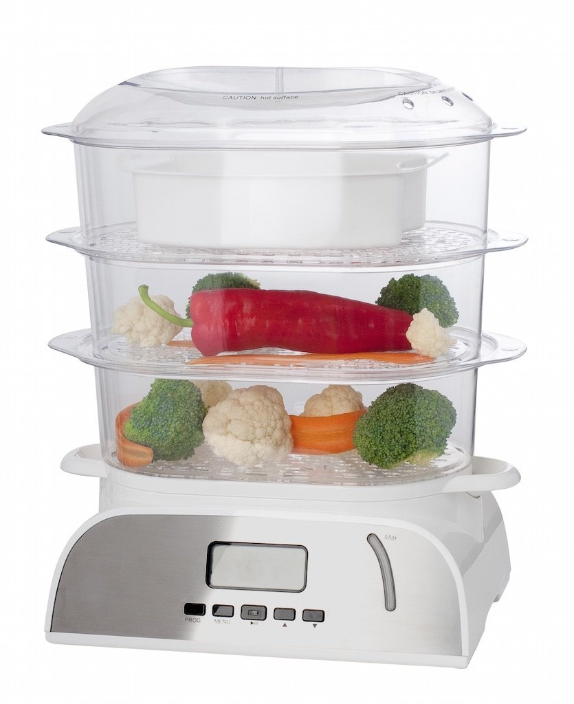 KFS-900 Dampfgarer | 3 Dämpfkörbe | Timer | 6 automatische Programme