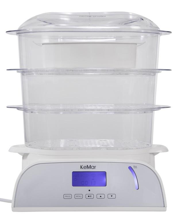 KFS-950 Dampfgarer | Touch Display | 9 Liter | 3 Dampfkörbe | 6 Programme