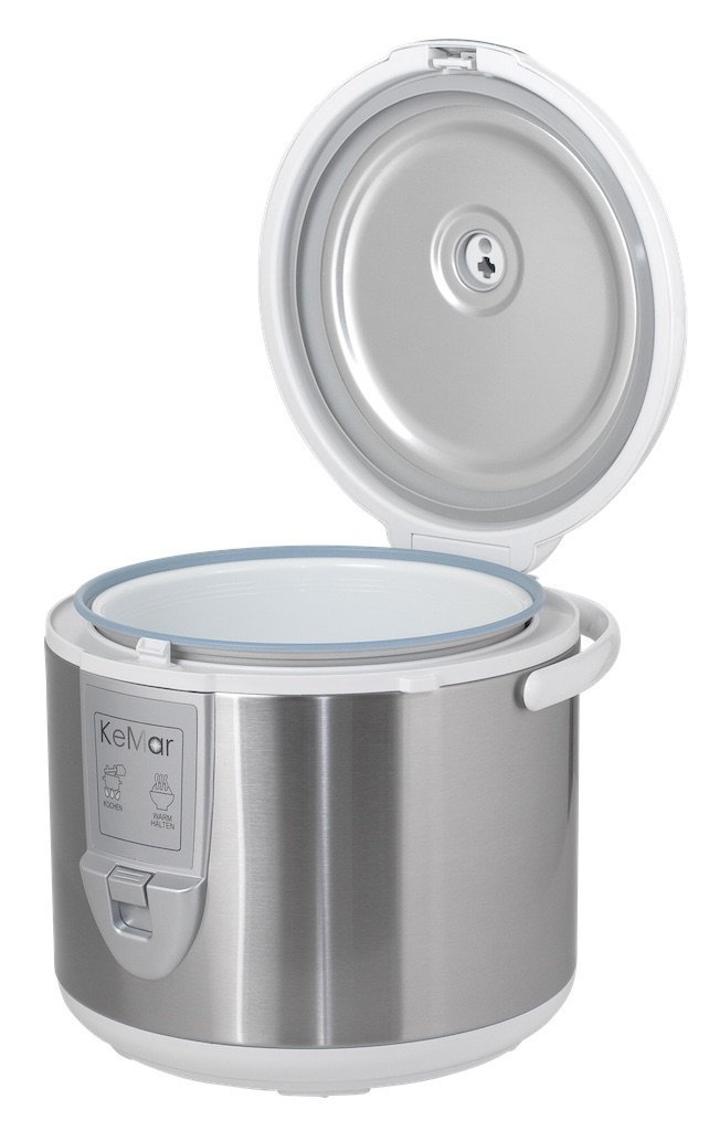 KeMar Kitchenware KRC-118 Reiskocher | Mit Dämpfeinsatz