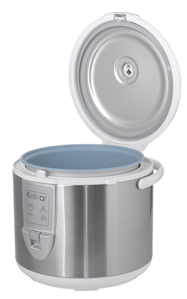 KeMar Kitchenware KRC-118 Reiskocher | Mit Dämpfeinsatz