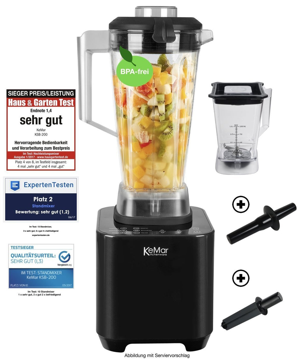 KeMar KSB-200 Hochleistungsmixer – Profi-Standmixer für Smoothies, Suppen & mehr