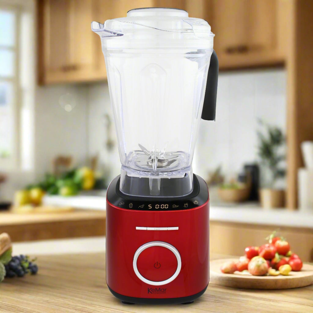 KeMar KSB-300 Hochleistungsmixer – 1.500 Watt Standmixer mit 2L BPA-freiem Tritan-Behälter & Touch-Display