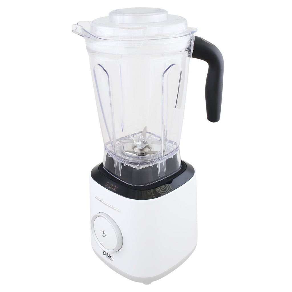 KeMar KSB-300 Hochleistungsmixer – 1.500 Watt Standmixer mit 2L BPA-freiem Tritan-Behälter & Touch-Display