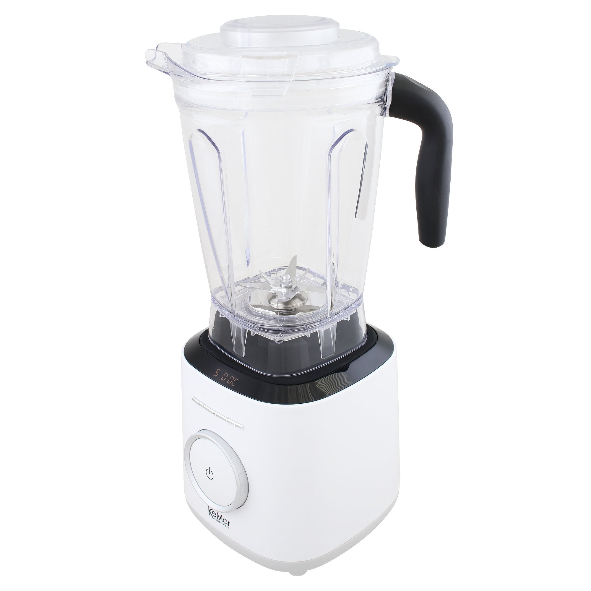 KeMar KSB-300 Hochleistungsmixer – 1.500 Watt Standmixer mit 2L BPA-freiem Tritan-Behälter & Touch-Display