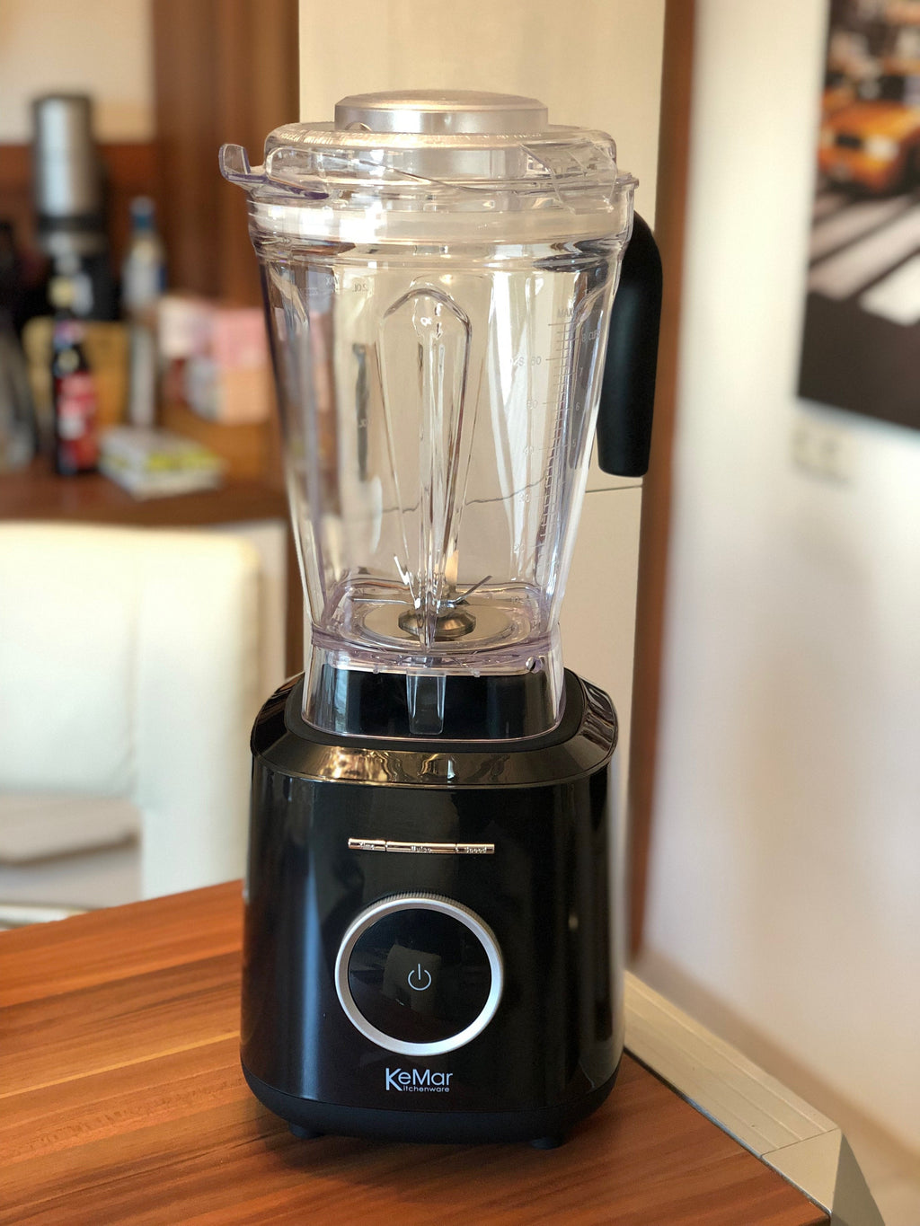 KeMar KSB-300 Hochleistungsmixer – 1.500 Watt Standmixer mit 2L BPA-freiem Tritan-Behälter & Touch-Display