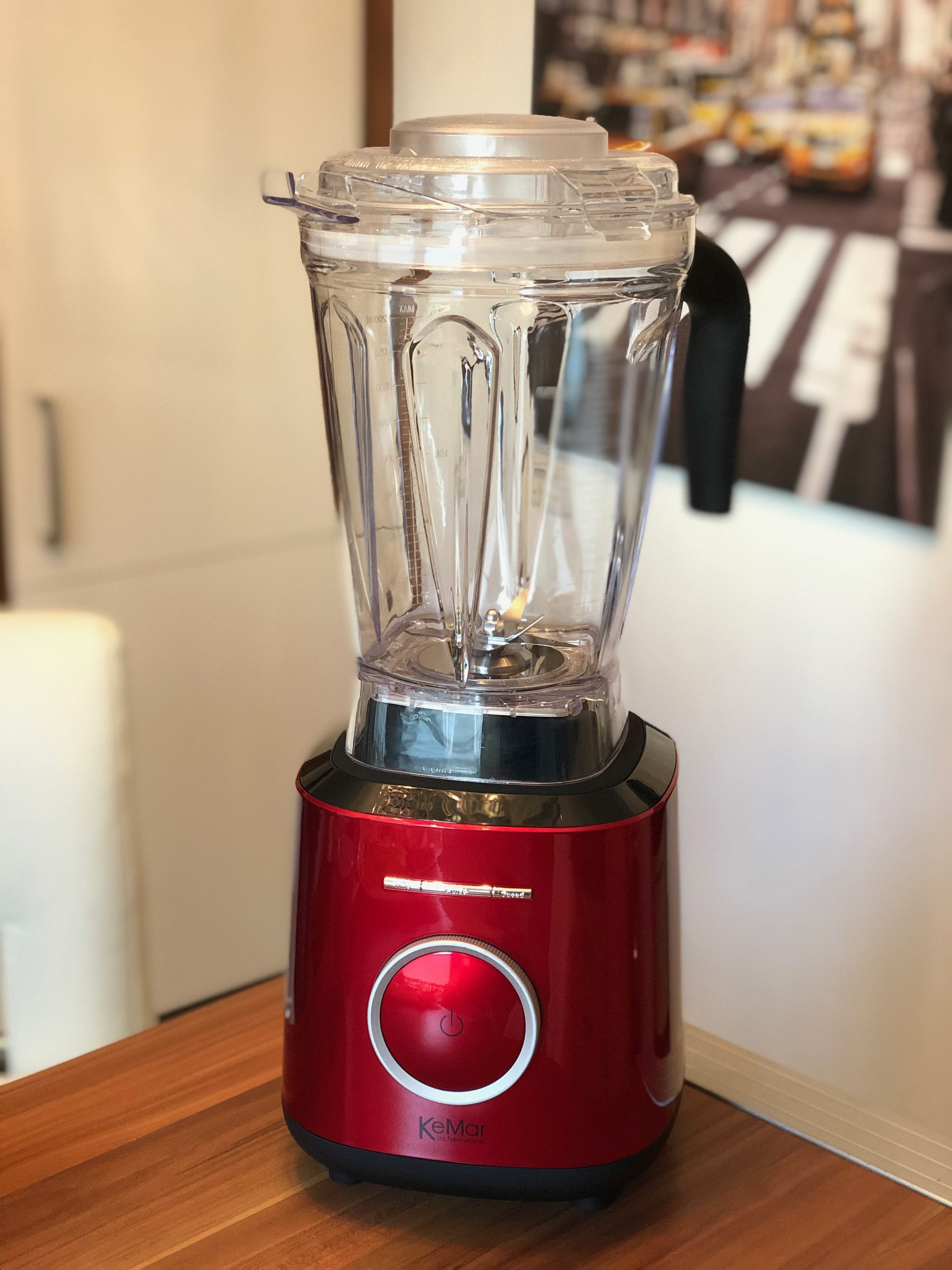 KeMar KSB-300 Hochleistungsmixer – 1.500 Watt Standmixer mit 2L BPA-freiem Tritan-Behälter & Touch-Display