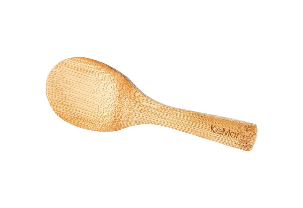 Löffel | Reislöffel aus Bambus 19 cm nicht lackiert naturbelassen