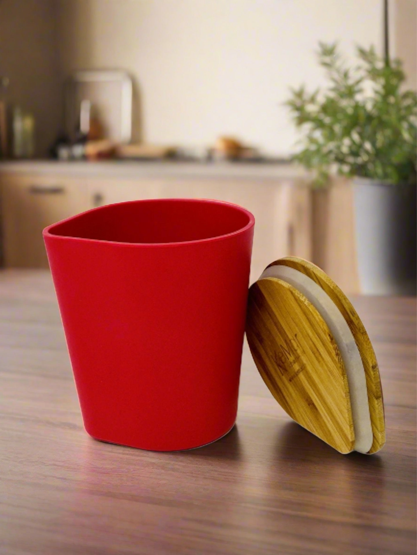 Behälter | Vase mit Bambus Deckel
